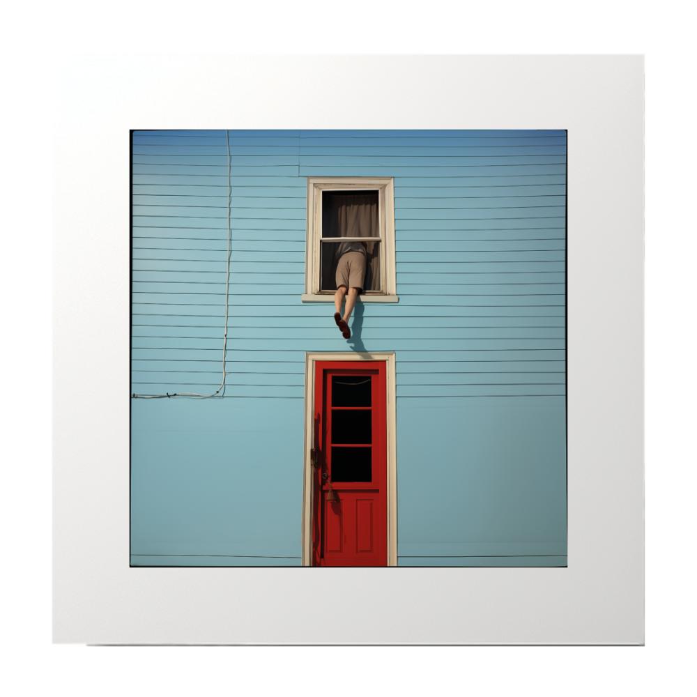 Photography Red Door Art Print