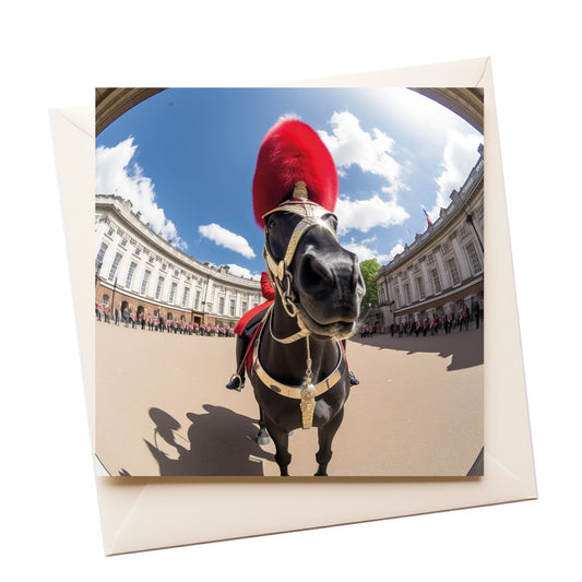 Kings Guard Horse Photo Greeting Card