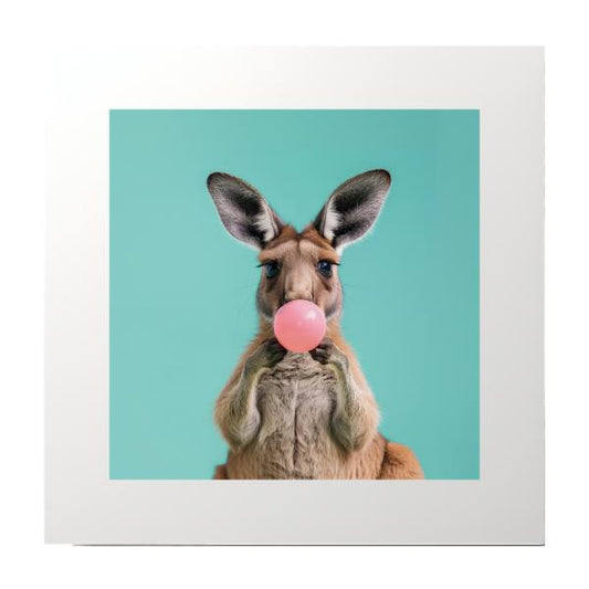 Kangaroo Balloon Photography Prints