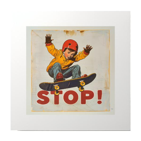 Stop Skate Photography Prints