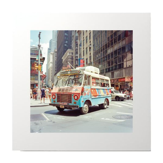 Vintage Icecream Van Photography Print