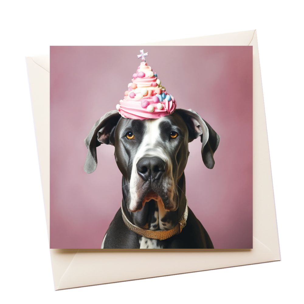 Dog Grumpy Birthday Greeting Card