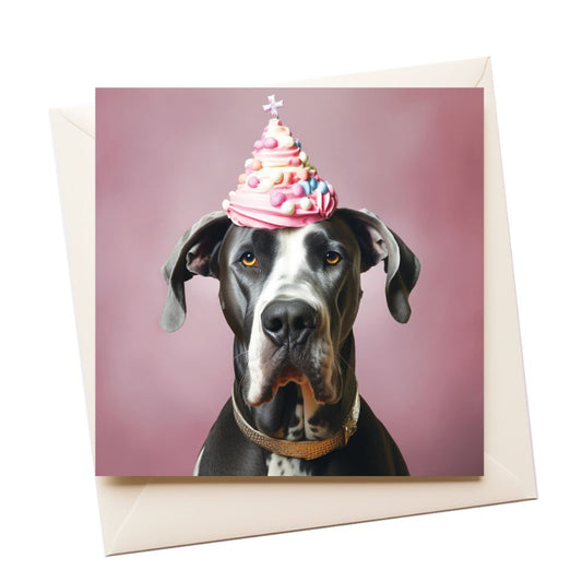 Dog Grumpy Birthday Greeting Card