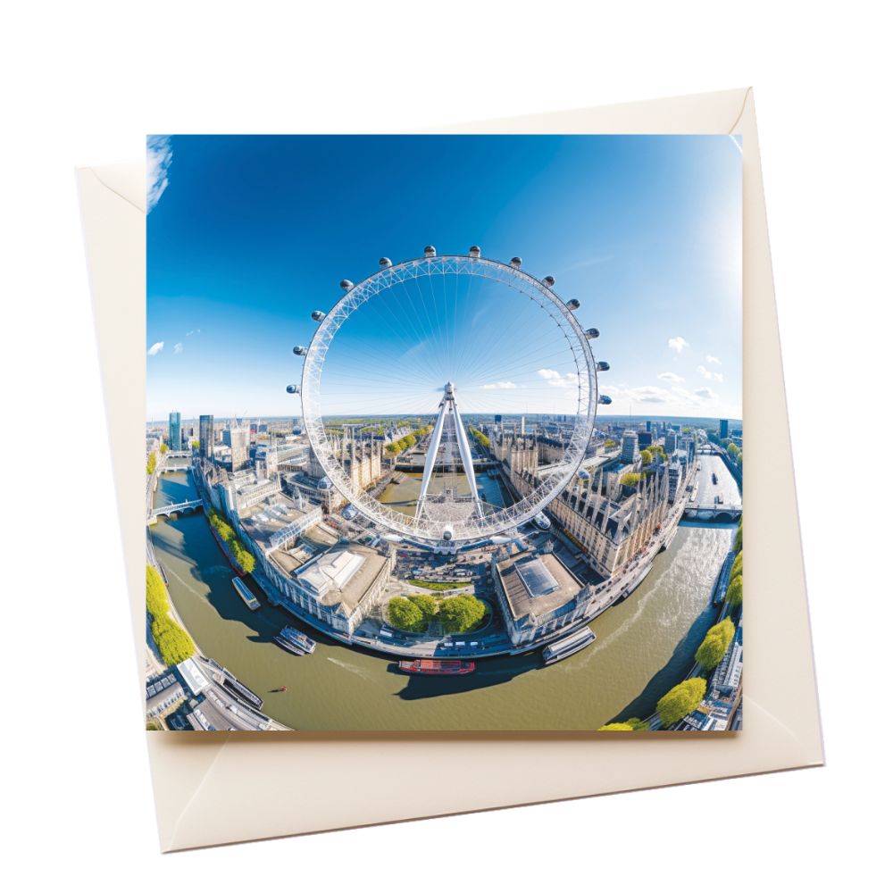 London Eye Tourist Greeting Card