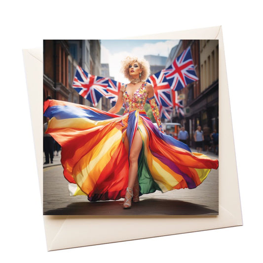Pride Walk Tourist Greeting Card