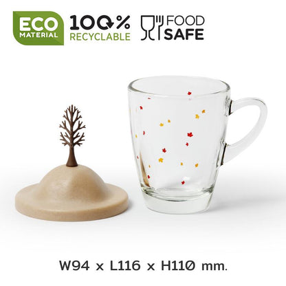 Qualy - Mug | Autumn Mug | Brown-Brown