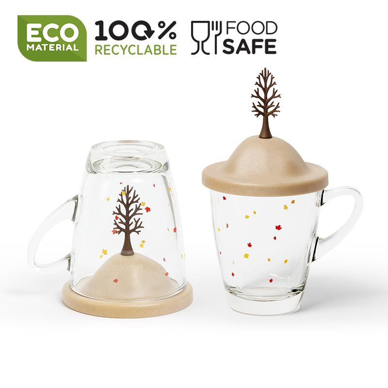 Qualy - Mug | Autumn Mug | Brown-Brown