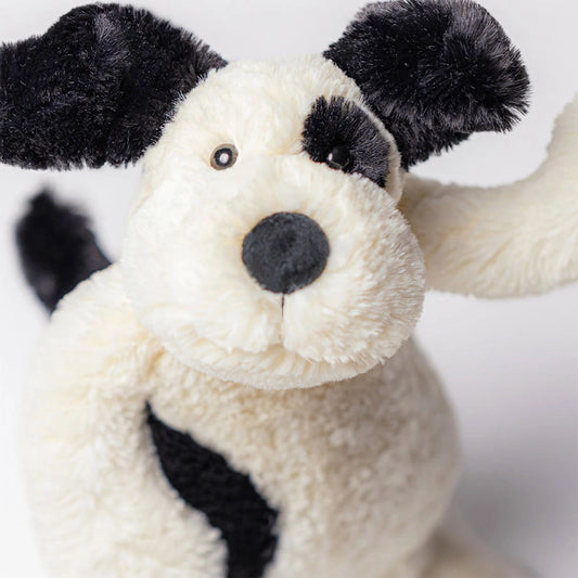 Jellycat Bashful Black & Cream Puppy Medium - Brand Academy Store