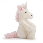 Jellycat Soft Toy | Bashful Unicorn | White & Pink