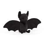 Jellycat Soft Toy | Wrapabat | Black