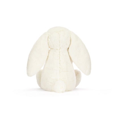 Jellycat Cream Bunny with Red Rose