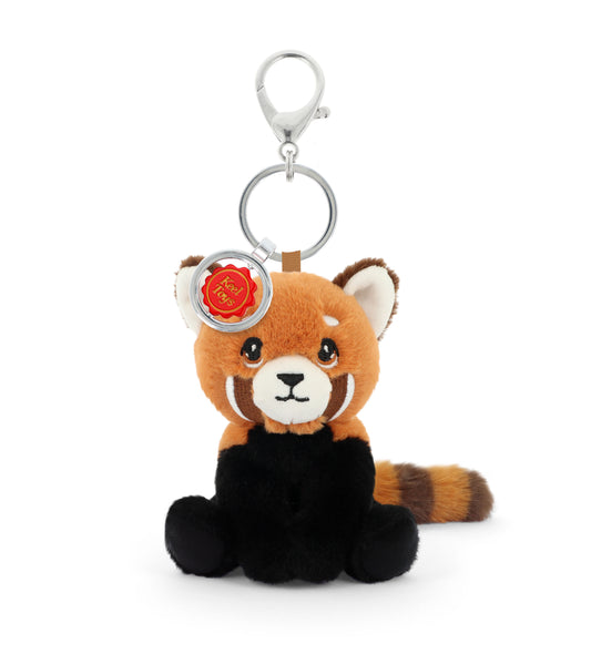 Red Panda 12cm Bag Charm Soft Toy Keyring
