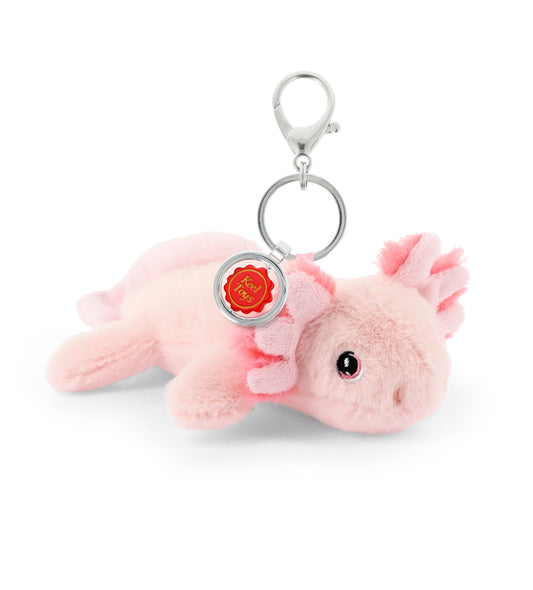 Axolotl 12cm Bag Charm Soft Toy Keyring