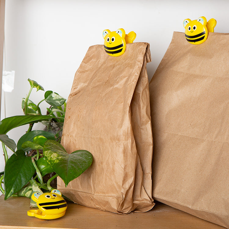 Kikkerland Bumble Bee Bag Clips - Set of 6 - image 2