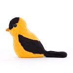 Jellycat Soft Toy | Birdling Goldfinch | Yellow & Black