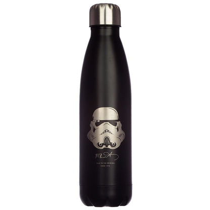 Puckator - Insulated Bottle | The Original Stormtrooper Reusable Stainless Steel Hot & Cold | 500ml | Black