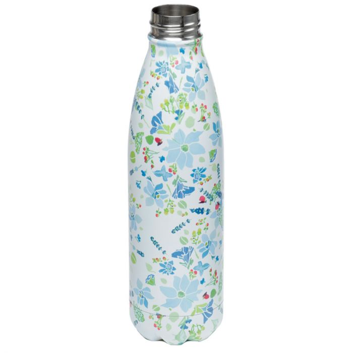 Puckator - Travel Bottle | Julie Dodsworth Blue Lavender Garden Hot & Cold Drinks Bottle | 500ml