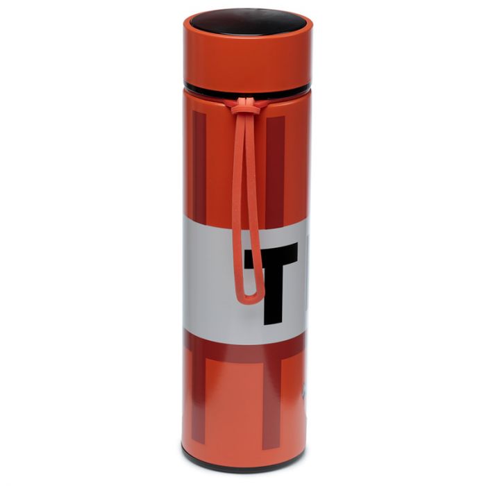 Puckator - Travel Bottle | Minecraft | TNT Hot & Cold Digital Thermometer Bottle