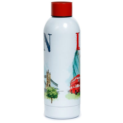 Puckator - Insulated Bottle | London Tour Hot & Cold Drinks Bottle  | 530ml
