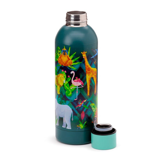 Puckator - Insulated Bottle | Animal Kingdom Hot & Cold Drinks Bottle | 530ml
