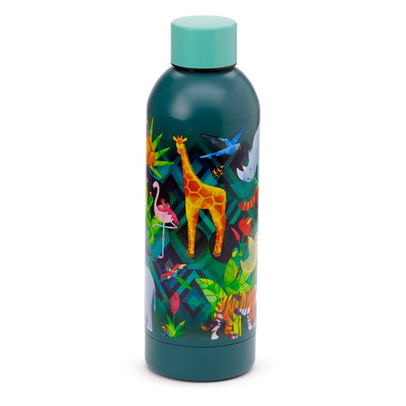 Puckator - Insulated Bottle | Animal Kingdom Hot & Cold Drinks Bottle | 530ml