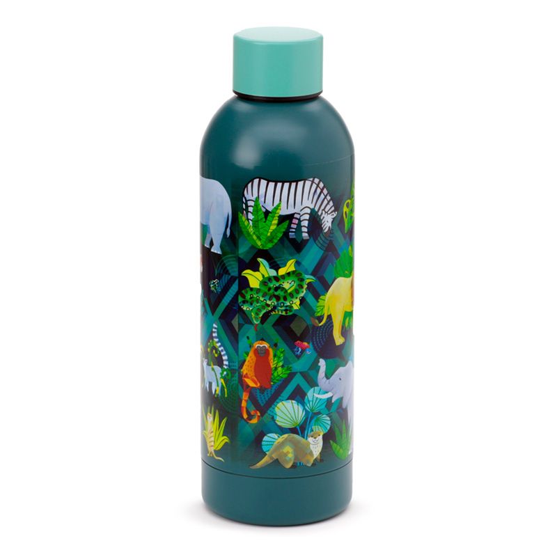Puckator - Insulated Bottle | Animal Kingdom Hot & Cold Drinks Bottle | 530ml
