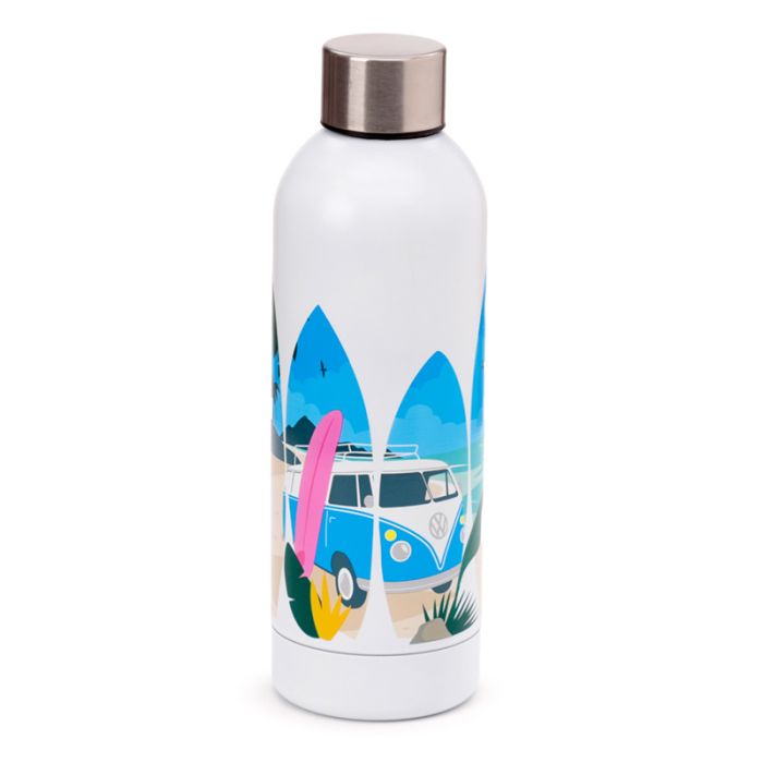 Puckator -  Insulated Bottle | Vw T1 Camper Van Hot Cold Stainless Steel Water Bottle