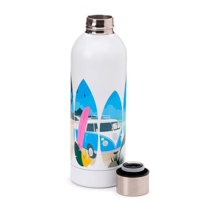 Puckator -  Insulated Bottle | Vw T1 Camper Van Hot Cold Stainless Steel Water Bottle
