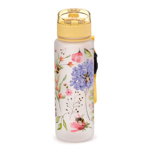 Puckator - Shatterproof Bottle | Nectar Meadows Pop Top Shatterproof Bottle | 600ml