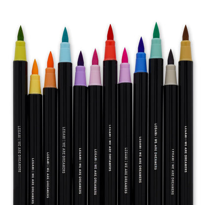 Brush Markers in Pastel Colours - Brush Markers - Set of 12 - Image 4