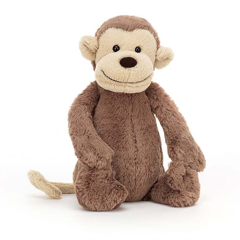 Jellycat Soft Toy | Bashful Monkey | Small
