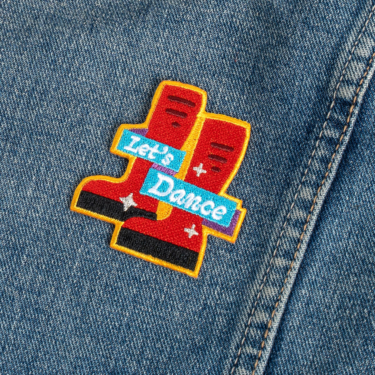Collectable Cities Bowie Let's Dance Embroidered Iron-On Patch