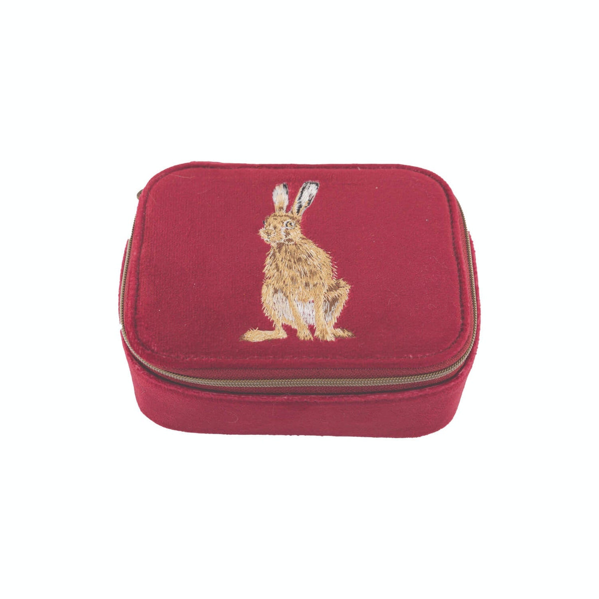 Wrendale Designs Embroidered Accessory Case - Golden Hour Hare