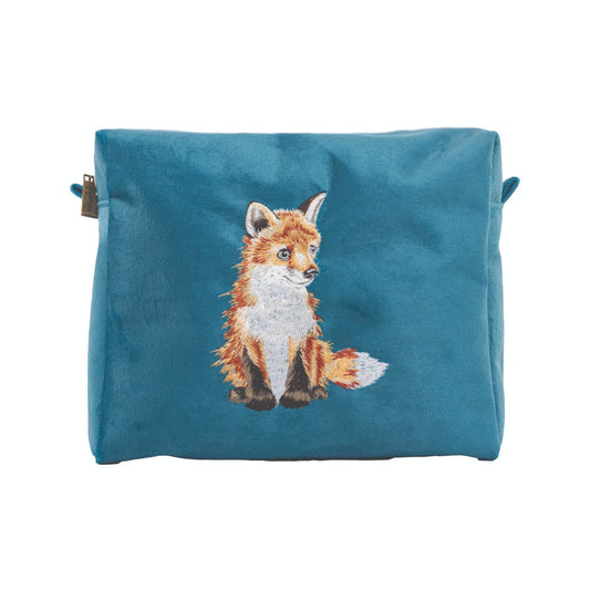 Wrendale Designs Embroidered Cosmetic Bag - Daydreamer Fox