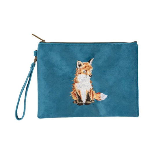 Wrendale Designs Embroidered Pouch - Daydreamer Fox