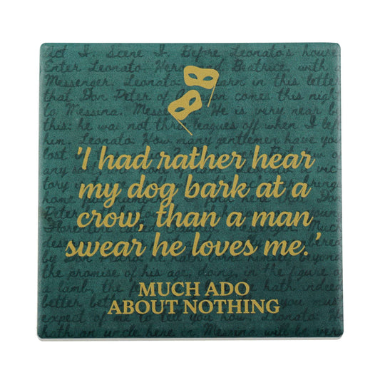 Shakespeare Much Ado About Nothing Beatrice Ceramic Coaster