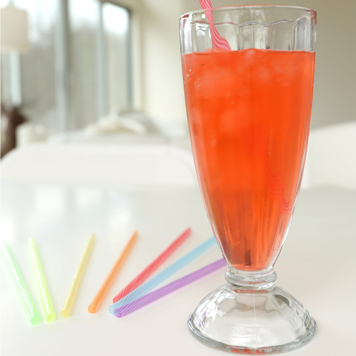 Reusable Straws in Rainbow - Set of 24 - Image 3