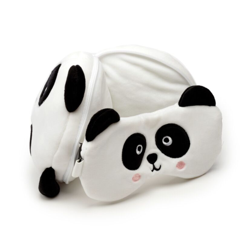 Relaxeazzz Panda Plush Travel Pillow & Eye Mask - image 3