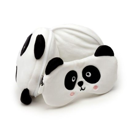 Relaxeazzz Panda Plush Travel Pillow & Eye Mask - image 3