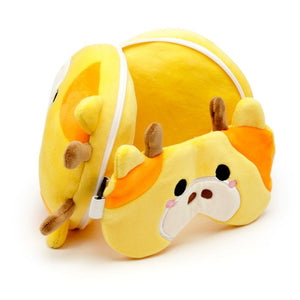 Puckator - Travel Pillow | Relaxeazzz Giraffe Plush Travel Pillow & Eye Mask