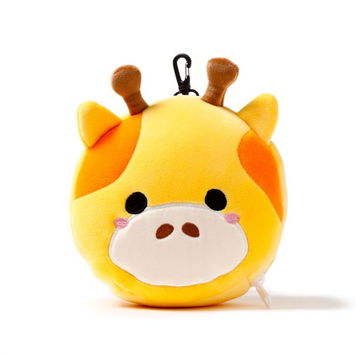Puckator - Travel Pillow | Relaxeazzz Giraffe Plush Travel Pillow & Eye Mask