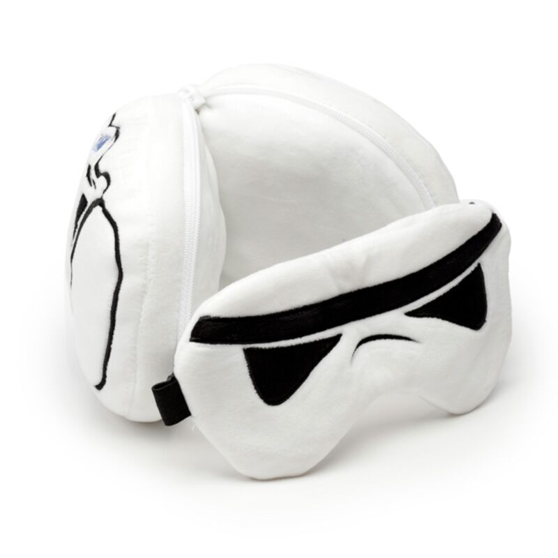 Relaxeazzz The Original Stormtrooper Shaped Plush Travel Pillow & Eye Mask - image 3