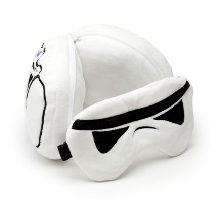 Relaxeazzz The Original Stormtrooper Shaped Plush Travel Pillow & Eye Mask - image 3