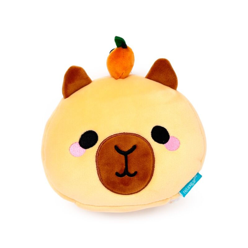 Relaxeazzz Duke the Capybara Plush Travel Pillow & Eye Mask - image 2