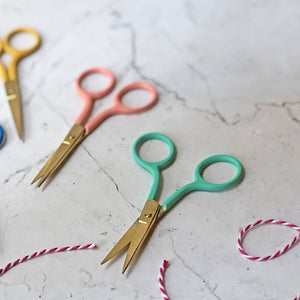 Chasing Threads - Scissors |  Colourful Embroidery Scissors | Mint