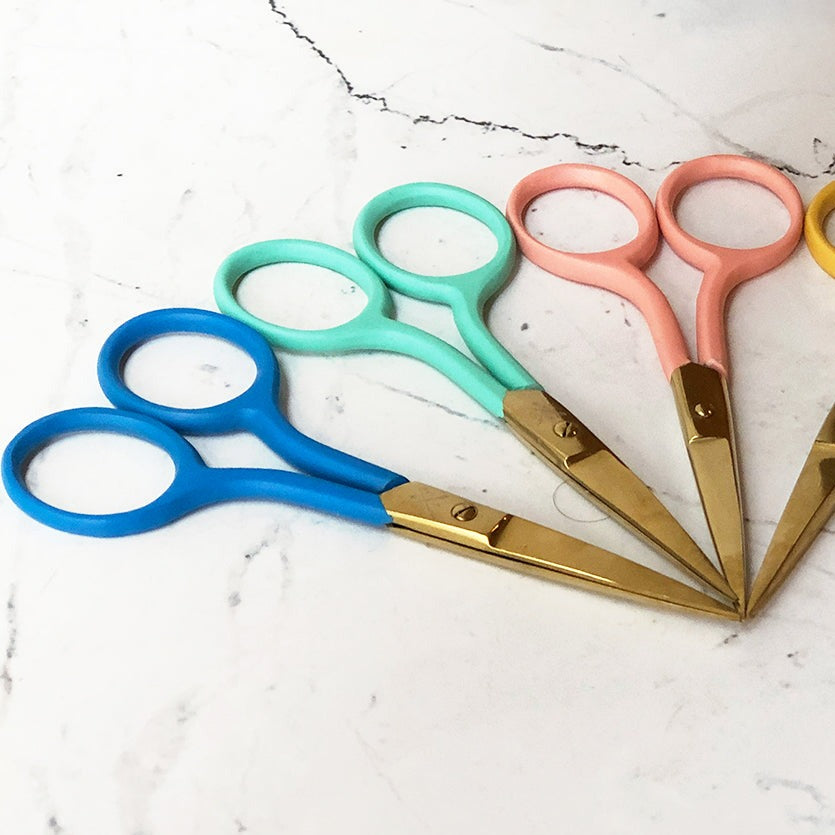 
            
                Load image into Gallery viewer, Chasing Threads - Scissors |  Colourful Embroidery Scissors | Blue
            
        