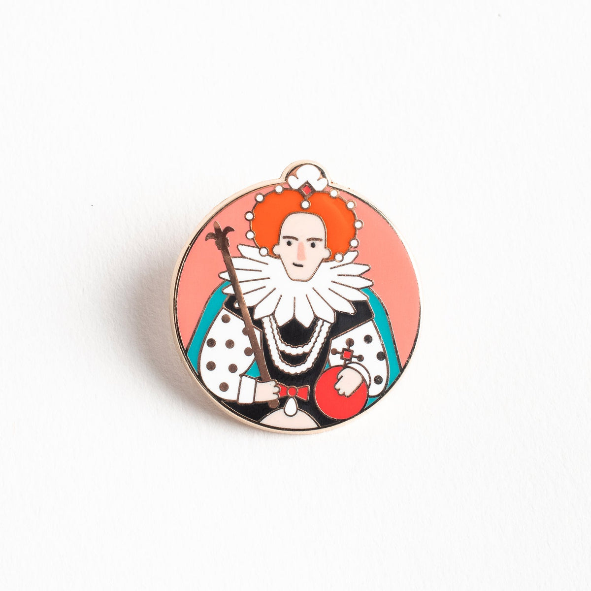 Collectable Cities Elizabeth I Enamel Pin Badge