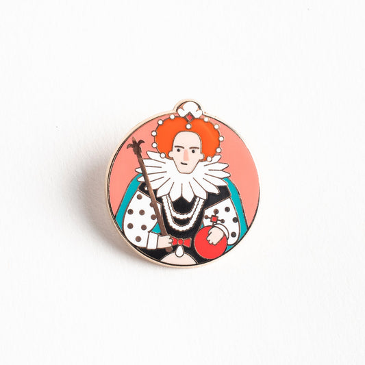 Collectable Cities Elizabeth I Enamel Pin Badge