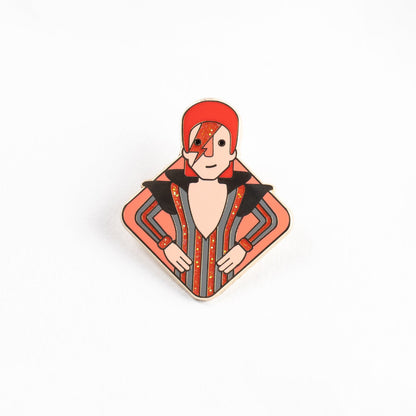 Collectable Cities Bowie Enamel Pin Badge - image 2