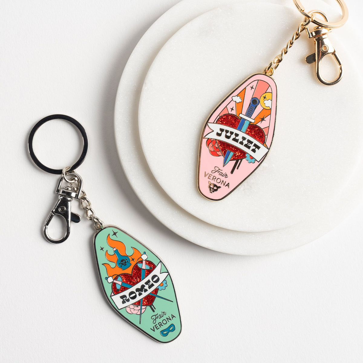 Collectable Cities Romeo and Juliet Keyring Set